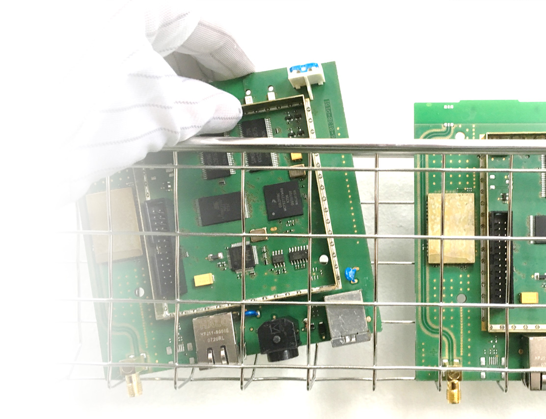 BASKETS FOR MISPRINT AND PCBA pcb smt microelectronics stencil misprint cleaning machines